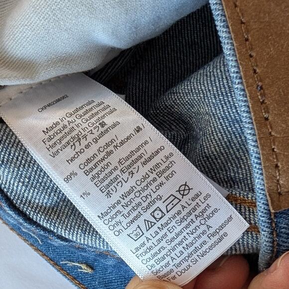 Madewell The Perfect Vintage High-Rise Straight Leg Jeans, size 26 - Picture 9 of 9